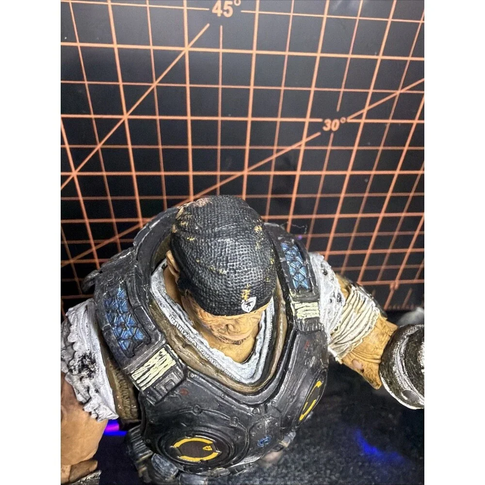NECA Gears of War Marcus Fenix 7” Action Figure 2011 Epic Games READ See Pics!